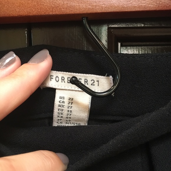 Little Black Skirt with Simple Maroon Embroidery - Picture 4 of 4